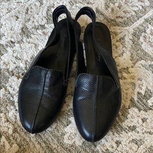 Rachel Comey black perforated sling back flats black sz 6